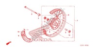 FRONT WHEEL for Honda CRF 70 2012