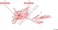 STICKERS ('11/'12) for Honda CRF 70 2012