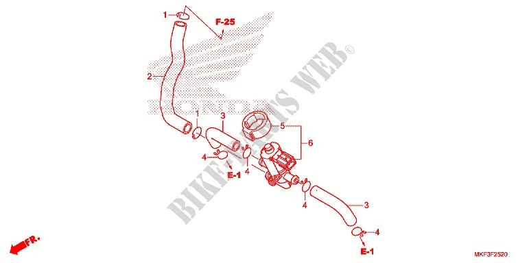 AIR INJECTION CONTROL VALVE for Honda CBR 1000 RR SP1 2018
