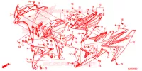 FRONT SIDE COWL for Honda CBR 500 R ABS 2017