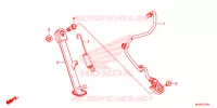 SIDE STAND for Honda CBR 500 R ABS 2017