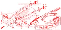SWINGARM   CHAIN CASE for Honda CBR 500 R ABS 2017