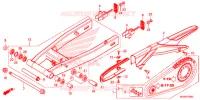 SWINGARM   CHAIN CASE for Honda CBR 500 R ABS 2017