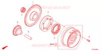 STARTER MOTOR CLUTCH for Honda ACE 125 SPOKED WHEELS 2017