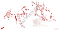 MAIN STAND   BRAKE PEDAL for Honda GL 1800 GOLD WING ABS NAVI 2014