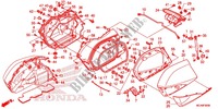 SADDLEBAG for Honda GL 1800 GOLD WING BASE,  RED 2015