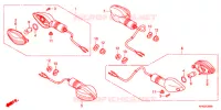 INDICATOR (2) for Honda CB 125 F DRIVING SCHOOL YB 2016
