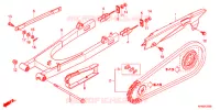 SWINGARM   CHAIN CASE for Honda CB 125 F DRIVING SCHOOL YB 2016