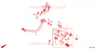 PEDAL for Honda MSX 125 2014