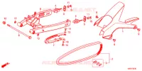 SWINGARM   CHAIN CASE for Honda MSX 125 2014