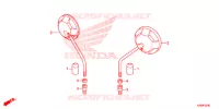 MIRROR for Honda GROM 125 2014
