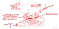STICKERS (1) for Honda GROM 125 2014