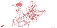 FLOOR PANEL   SIDE SKIRT (MW1101WHC) for Honda BENLY 110 YUSEI 2012