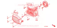 RADIATOR SIDE PANELS for Honda RUCKUS 50 RED 2009