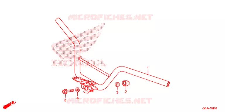 HANDLEBAR Honda SCOOTER 50 RUCKUS 2016  NPS50G