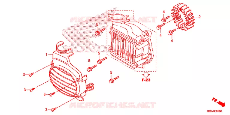 RADIATOR SIDE PANELS Honda SCOOTER 50 RUCKUS 2016  NPS50G