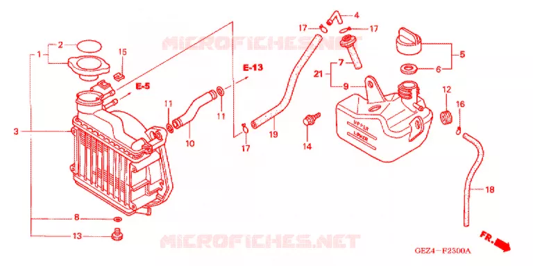 RADIATOR Honda SCOOTER 50 RUCKUS 2004  NPS50S4_A