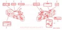 CAUTION LABEL (1) for Honda RUNE 1800 VALKYRIE 2004