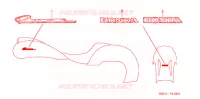 STICKERS for Honda RUNE 1800 VALKYRIE 2004