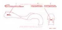 STICKERS for Honda RUNE 1800 VALKYRIE 2004