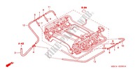 THROTTLE BODY (TUBULURE) (AC) for Honda RUNE 1800 VALKYRIE chrome wheels forward handlebar 2004
