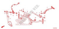 MAIN STAND   BRAKE PEDAL for Honda SPACY 110 2013