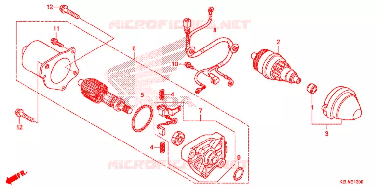 STARTER MOTOR Honda SCOOTER 110 SPACY 2015  NSC110CSE