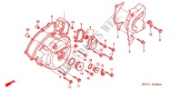 LEFT CRANKCASE COVER   ALTERNATOR (2) for Honda NX4 FALCON 400 2010