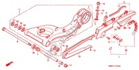 SWINGARM   CHAIN CASE for Honda RVF 400 1994