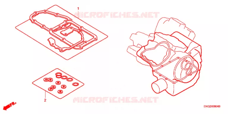 GASKET KIT Honda MOTO 1000 RC 2000  RVT1000RY