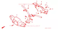 HANDLEBAR for Honda SB 50 ELITE E 1990