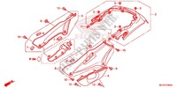 REAR   SIDE COVERS for Honda ST 1300 ABS 2014