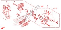 REAR BRAKE CALIPER for Honda ST 1300 ABS 2013