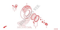 REAR WHEEL for Honda FOURTRAX 420 RANCHER 4X4 AT 2013