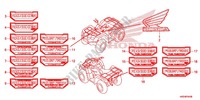STICKERS for Honda FOURTRAX 420 RANCHER 4X4 ES CAMO 2014