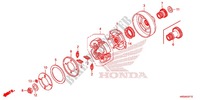 STARTER MOTOR CLUTCH for Honda FOURTRAX 420 RANCHER 4X4 ES CAMO 2015