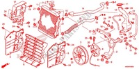 RADIATOR for Honda FOURTRAX 420 RANCHER 4X4 Manual Shift CAMO 2014