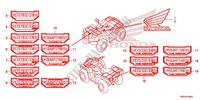 STICKERS for Honda FOURTRAX 420 RANCHER 4X4 EPS Manual Shift CAMO 2015