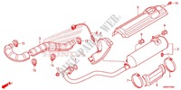 EXHAUST MUFFLER (2) for Honda FOURTRAX 420 RANCHER 4X4 EPS Manual Shift 2015