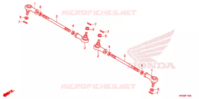 TIE ROD Honda ATV 420 FOURTRAX 2016  TRX420FM2G