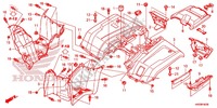 REAR FENDER for Honda FOURTRAX 420 RANCHER 4X4 EPS Manual Shift 2016