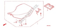 SINGLE SEAT (2) for Honda FOURTRAX 420 RANCHER 4X4 Manual Shift 2007