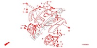 FRONT FENDER for Honda FOURTRAX 420 RANCHER 4X4 Manual Shift 2008