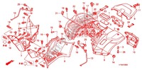 REAR FENDER for Honda FOURTRAX 420 RANCHER 4X4 Manual Shift 2009
