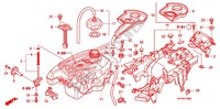 FUEL TANK for Honda FOURTRAX 420 RANCHER 4X4 Manual Shift 2010