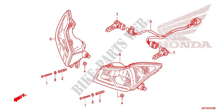 HEADLIGHT for Honda FOURTRAX 420 RANCHER 4X4 AT PS 2013