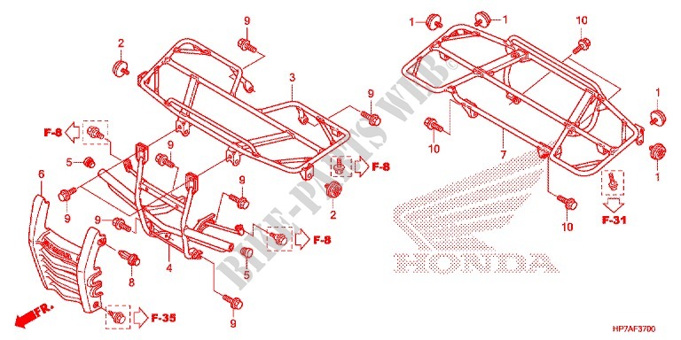 SEAT   CARRIER for Honda FOURTRAX 420 RANCHER 4X4 AT PS 2013