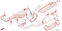 EXHAUST MUFFLER (2) for Honda FOURTRAX 420 RANCHER 2X4 Electric Shift 2014