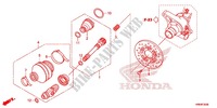 DRIVESHAFT   REAR ARM (2) for Honda FOURTRAX 500 FOREMAN RUBICON DCT EPS CAMO 2015