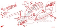 EXHAUST MUFFLER (2) for Honda FOURTRAX 500 FOREMAN RUBICON Hydrostatic CAMO 2012